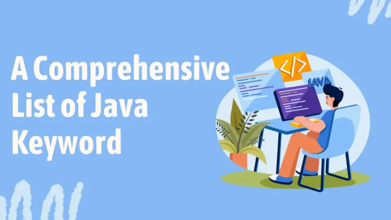 List of Java Keywords