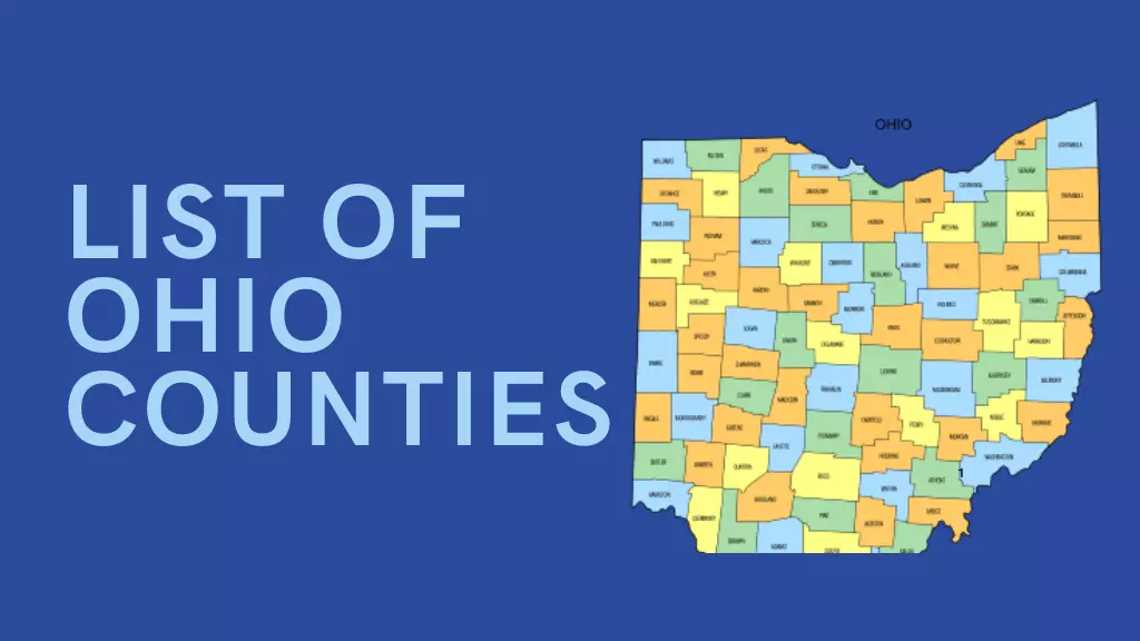 List of Ohio Counties