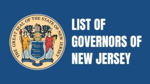 List of Governors of New Jersey