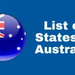 List of States in Australia