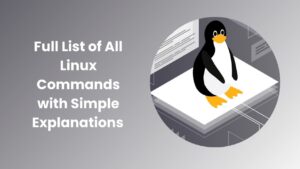 List of All Linux Commands