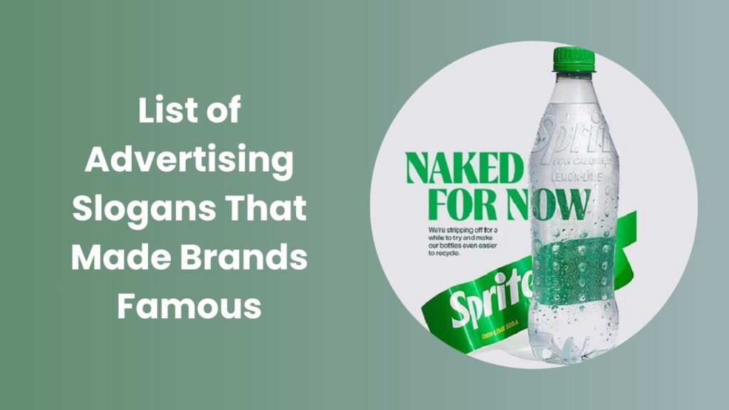 List of Advertising Slogans