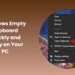 Windows Empty Clipboard Quickly and Easily