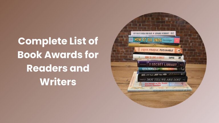 Complete List of Book Awards for Readers