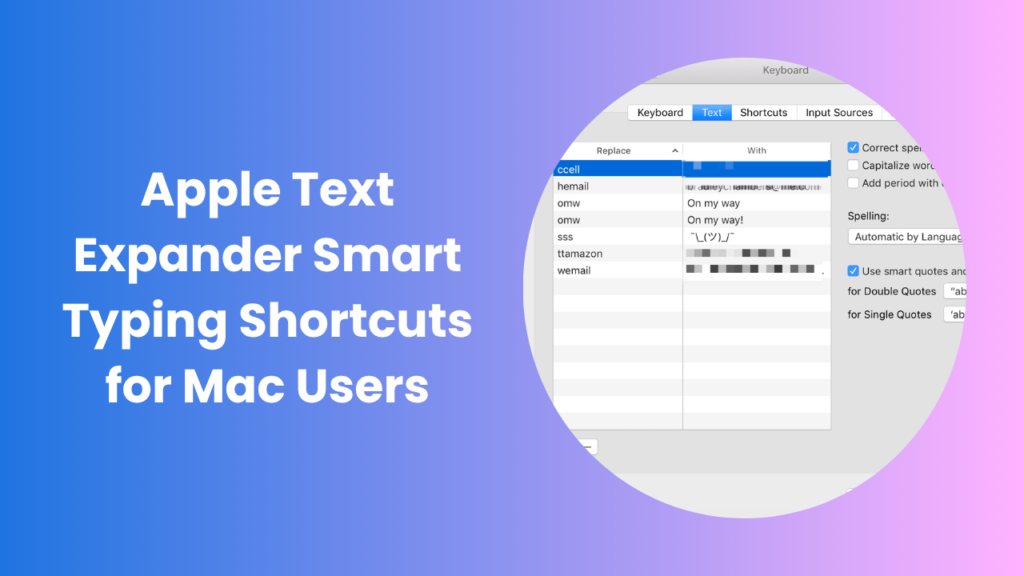 Apple Text Expander Type Faster and Save Time on Mac