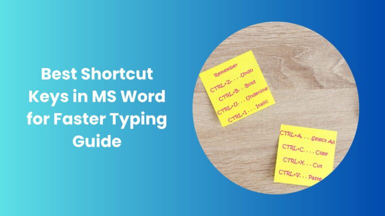 Shortcut MS Word Keys for Quick Work Boost Complete Guide