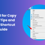 Control for Copy Paste Shortcuts Guide for Faster Work