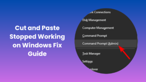 Windows Cut and Paste Stopped Working Quick Fix Tips