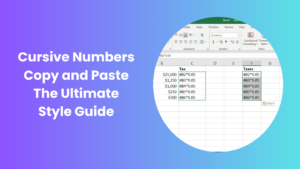 Excel Copy and Paste Technique