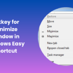 Best Hotkey for Minimize Window in Windows Simple Guide