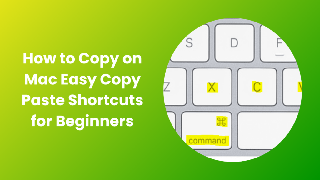 How to Copy on Mac Step-by-Step Copy and Paste Guide