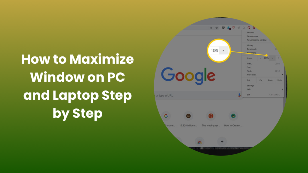 How to Maximize Window on PC and Laptop for Better View