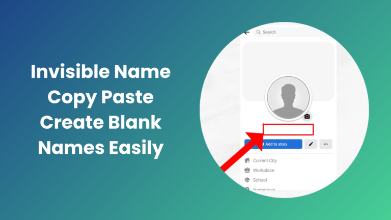 Invisible Name Copy Paste Get Empty Names in One Click