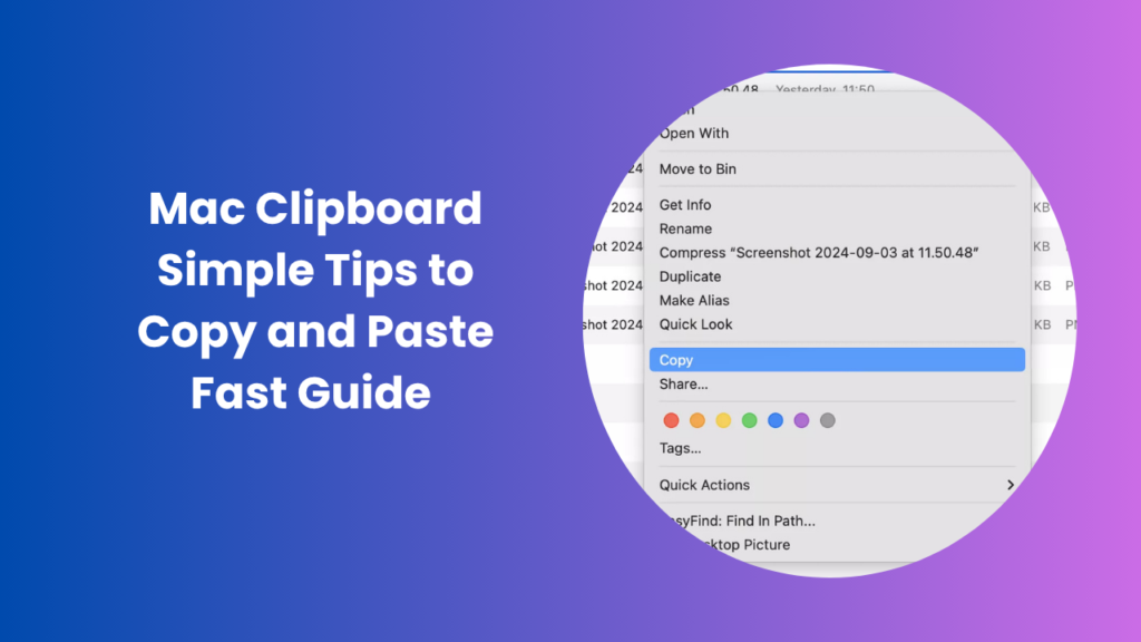 Mac Clipboard Quick and Easy Tips to Copy and Paste Better
