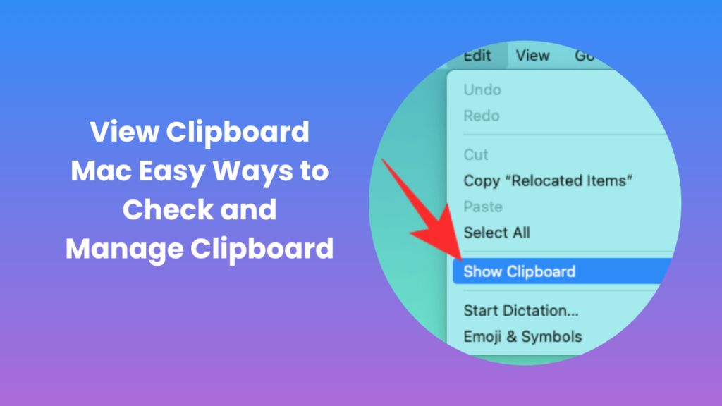 View Clipboard Mac Quick Guide to Check and Manage Data